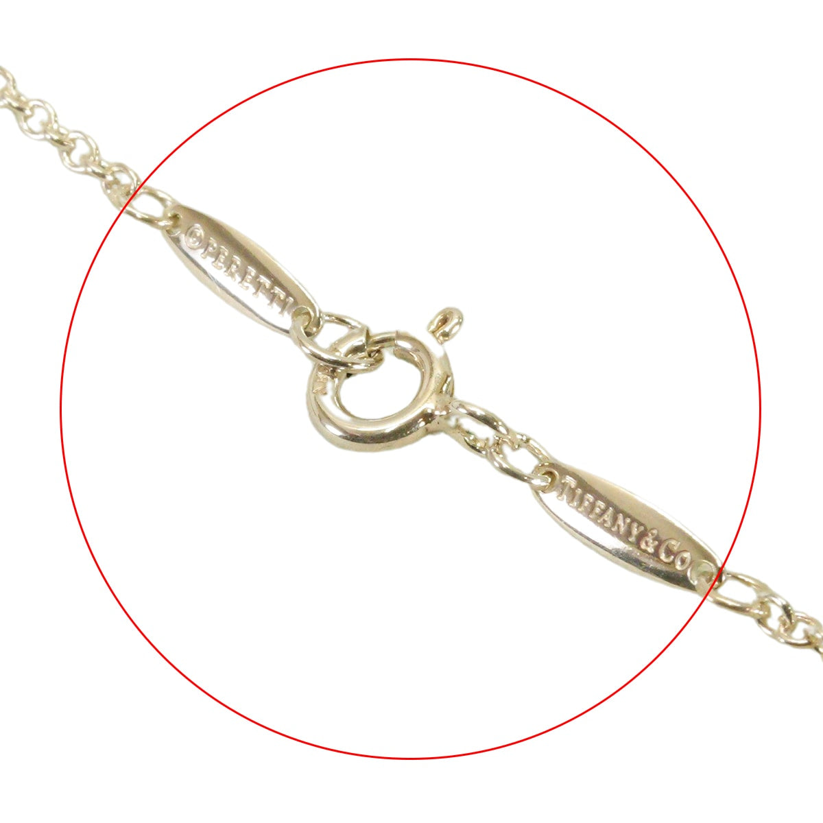 [Pre-loved] TIFFANY&Co. necklace Elsa Peretti Bottle Round Bottle Pendant Silver Sterling Silver/Turquoise 60020660[LIKE NEW][Authentic]