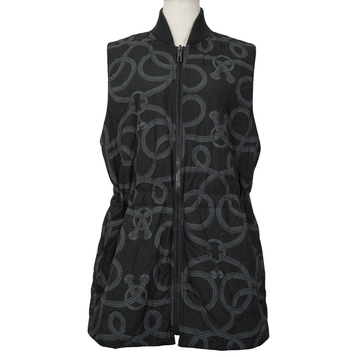 2025AW HERMES Down vest Reversible Palefroi RemixDark Green Polyester #38[EXCELLENT][Authentic]