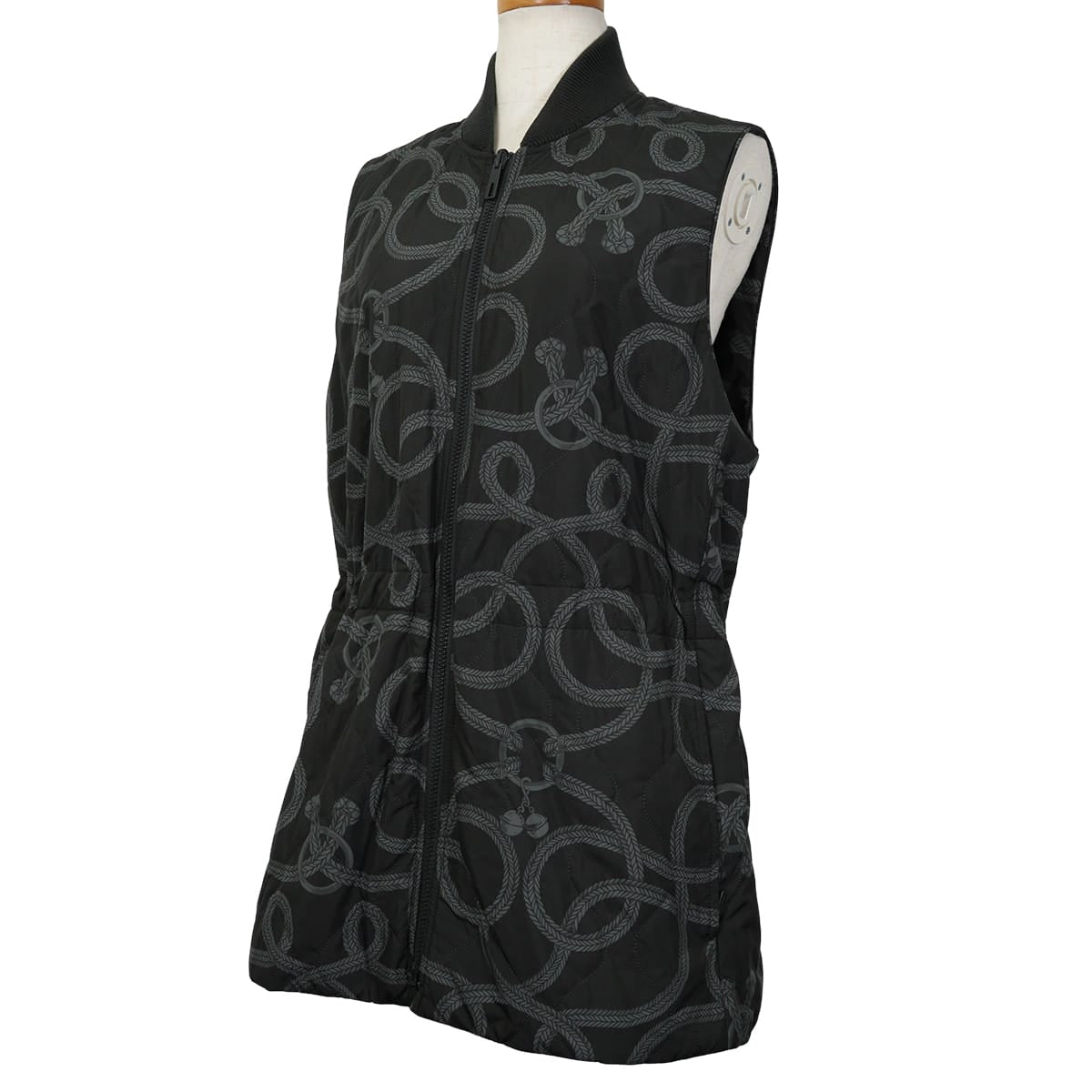 2025AW HERMES Down vest Reversible Palefroi RemixDark Green Polyester #38[EXCELLENT][Authentic]