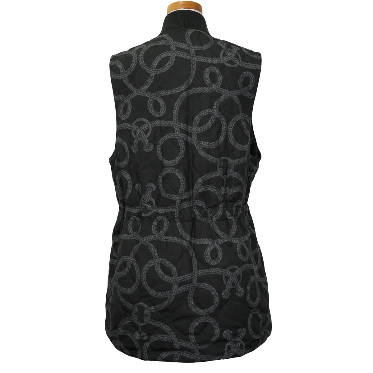 2025AW HERMES Down vest Reversible Palefroi RemixDark Green Polyester #38[EXCELLENT][Authentic]