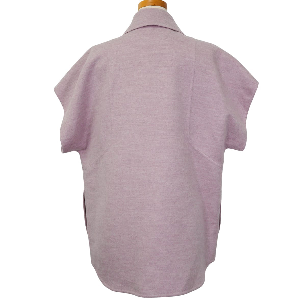[Pre-loved] 2025SS HERMES Jacket Double-face Short sleeve Pink Cashmere #36 5EO235DC[LIKE NEW][Authentic]