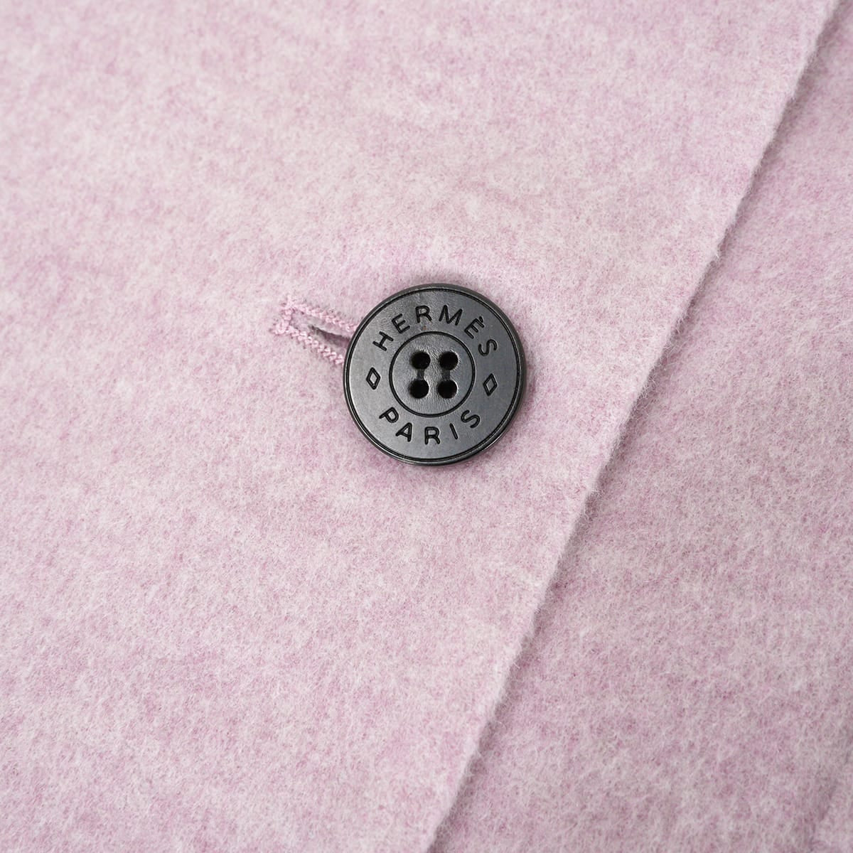 [Pre-loved] 2025SS HERMES Jacket Double-face Short sleeve Pink Cashmere #36 5EO235DC[LIKE NEW][Authentic]