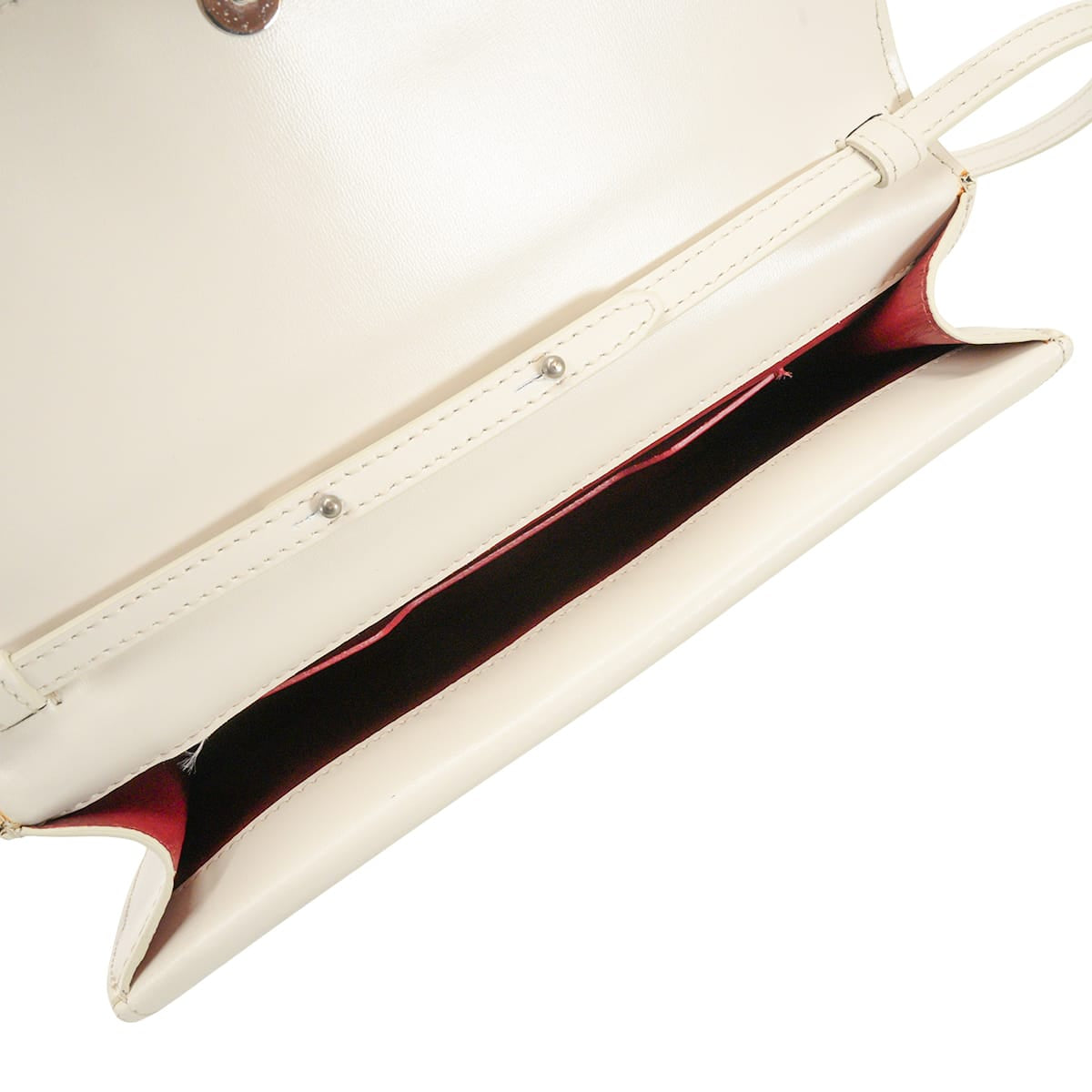 [Pre-loved] OFF-WHITE Shoulder bag Jitney Blanc (White) Calf Silver HW[LIKE NEW][Authentic]