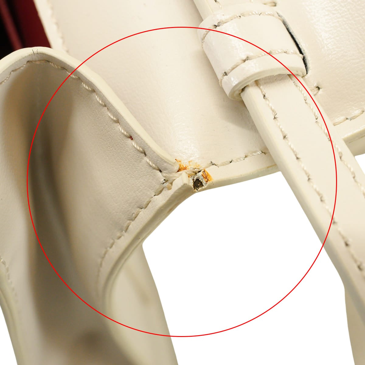 [Pre-loved] OFF-WHITE Shoulder bag Jitney Blanc (White) Calf Silver HW[LIKE NEW][Authentic]