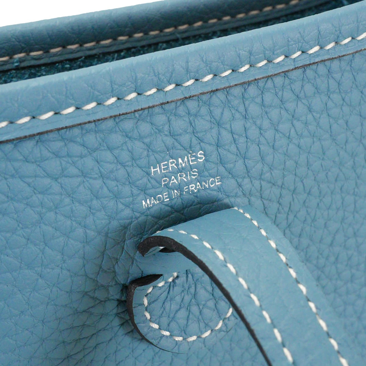 HERMES Shoulder bag Evelyne 16 TPM New Bleu Jean Taurillon Clemence Silver HW Stamp G[BRAND NEW][Authentic]