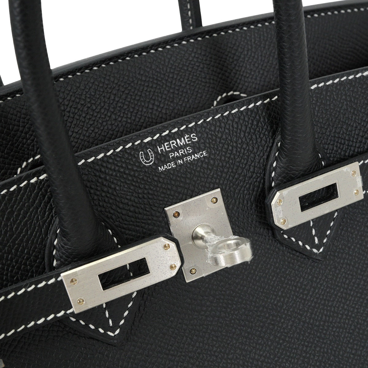 HERMES Handbag Birkin25 Sellier Special Order HSS Noir (Black)/Rouge de Coeur Veau Epsom Mat Silver HW Stamp W[BRAND NEW][Authentic]