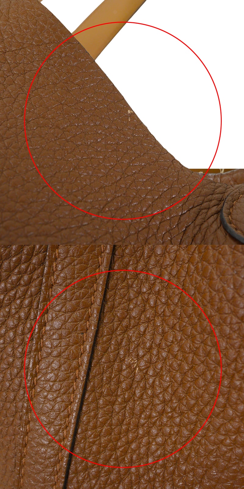 [Pre-loved] HERMES Handbag Picotin Lock 22 MM Eclat Alezan/Biscuit Taurillon Clemence/Veau Swift Gold HW Stamp Z[USED A][Authentic]