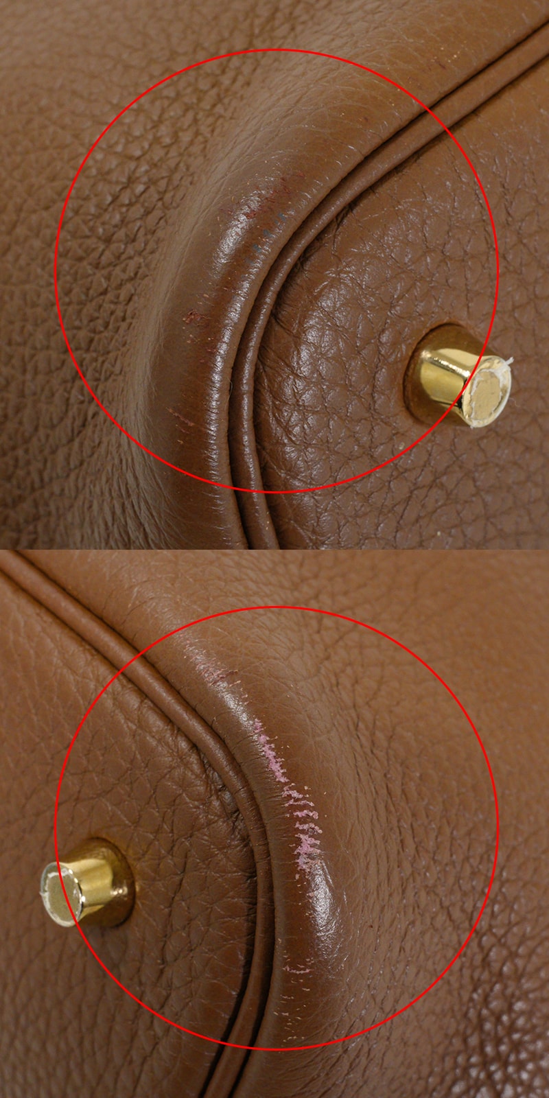 [Pre-loved] HERMES Handbag Picotin Lock 22 MM Eclat Alezan/Biscuit Taurillon Clemence/Veau Swift Gold HW Stamp Z[USED A][Authentic]