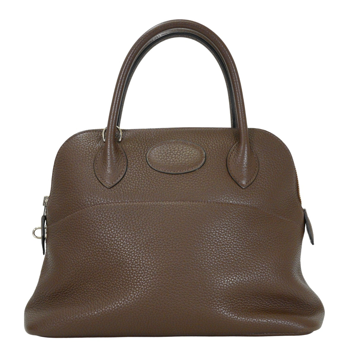 [Pre-loved] HERMES Shoulder bag Bolide31 Chocolat Taurillon Clemence Silver HW Stamp □O[USED A][Authentic]