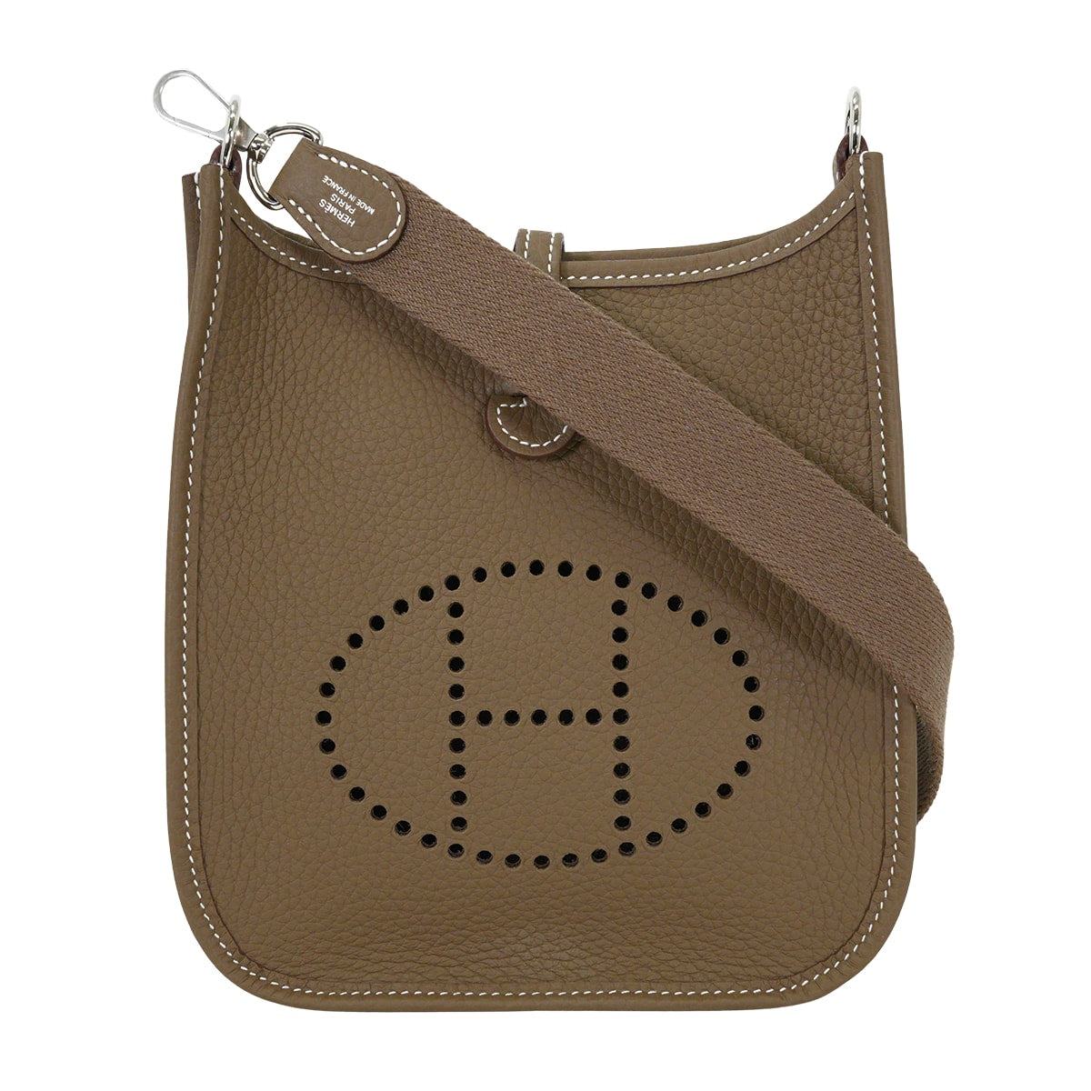 HERMES Shoulder bag Evelyne 16 TPM Etoupe Taurillon Clemence Silver HW Stamp K[BRAND NEW][Authentic]