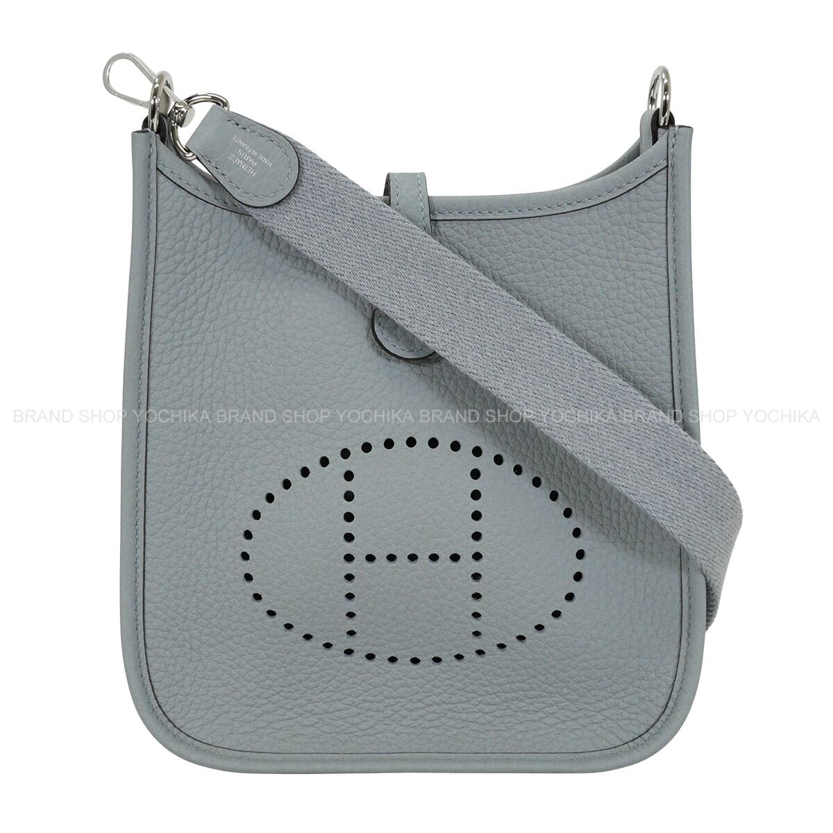 HERMES Shoulder bag Evelyne 16 TPM Gris Pantin Taurillon Clemence Silver HW Stamp G[BRAND NEW][Authentic]
