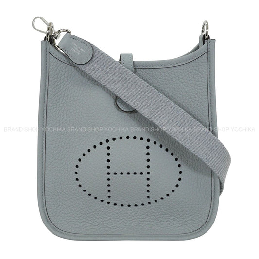 HERMES Shoulder bag Evelyne 16 TPM Gris Pantin Taurillon Clemence Silver HW Stamp G[BRAND NEW][Authentic]