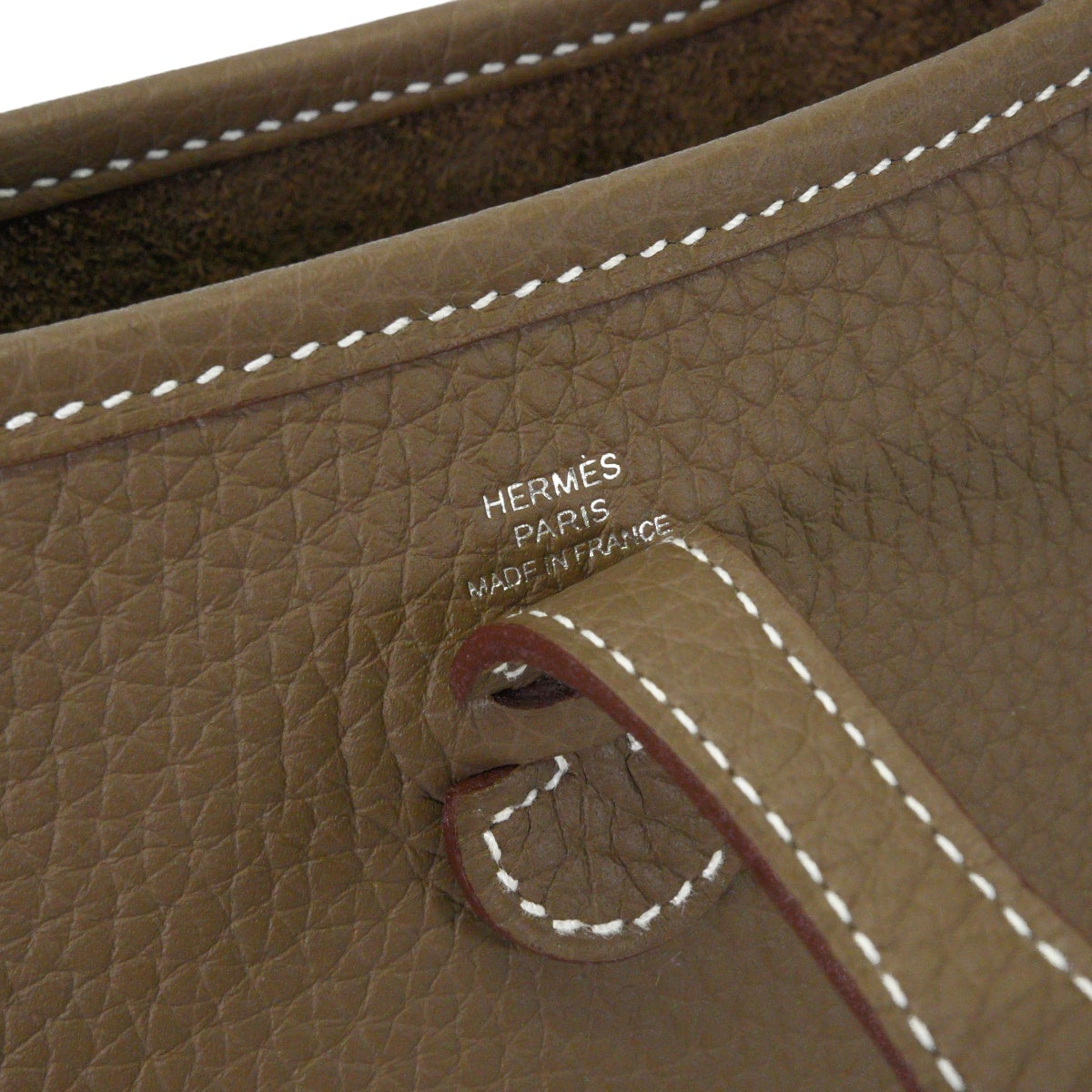 HERMES Shoulder bag Evelyne 16 TPM Amazon Etoupe/Blue Indigo Taurillon Clemence Silver HW Stamp K[BRAND NEW][Authentic]