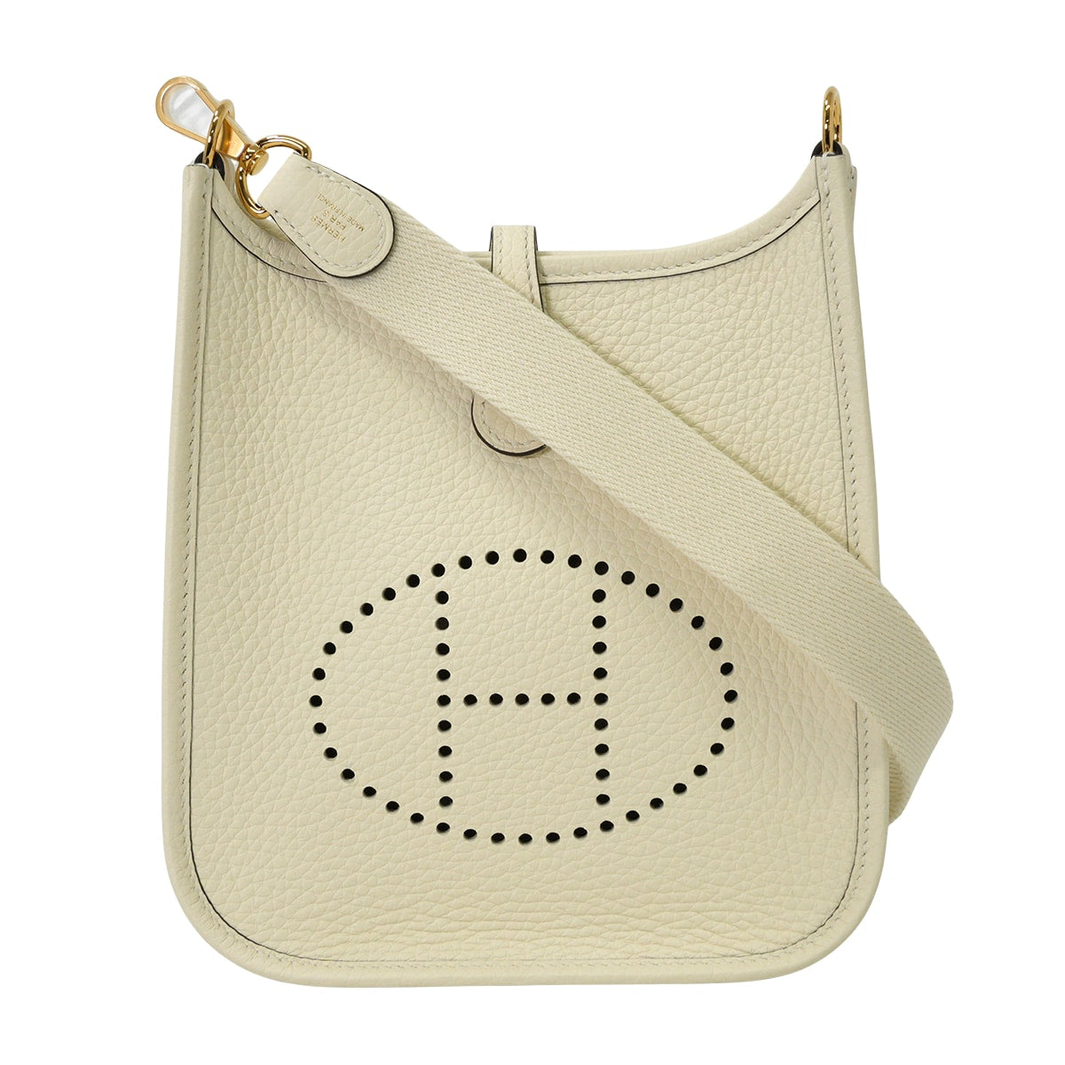 HERMES Shoulder bag Evelyne 16 TPM Short Cream Taurillon Clemence Gold HW Stamp K[BRAND NEW][Authentic]