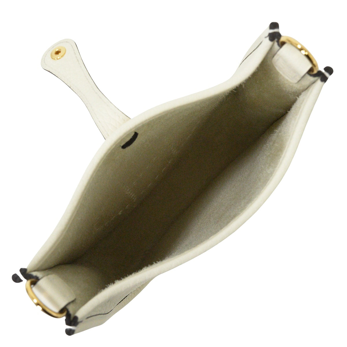 HERMES Shoulder bag Evelyne 16 TPM Short Cream Taurillon Clemence Gold HW Stamp K[BRAND NEW][Authentic]