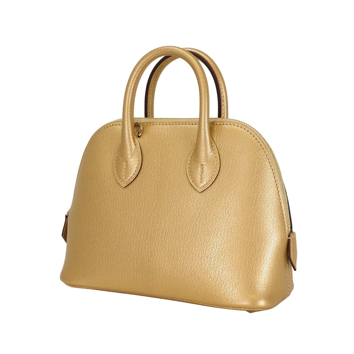 HERMES Shoulder bag Bolide 1923 20 mini New Dore (Metallic Gold) Chevre Chamkila Champagne Gold HW Stamp G[BRAND NEW][Authentic]