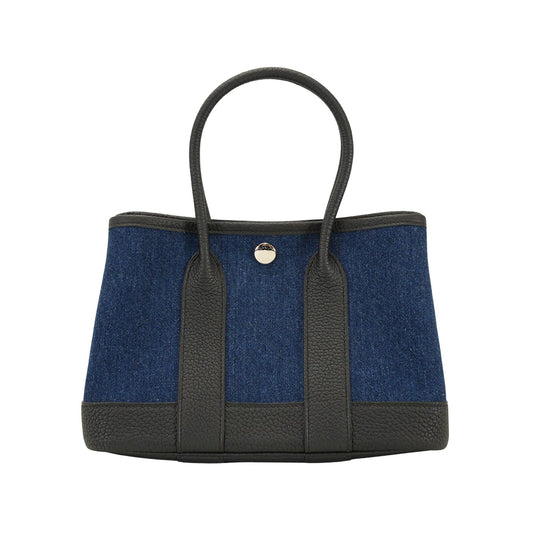 2026SS HERMES Handbag Neo Garden Party 23Denim Moyen/Black Denim/Negonda Silver HW Stamp K[BRAND NEW][Authentic]