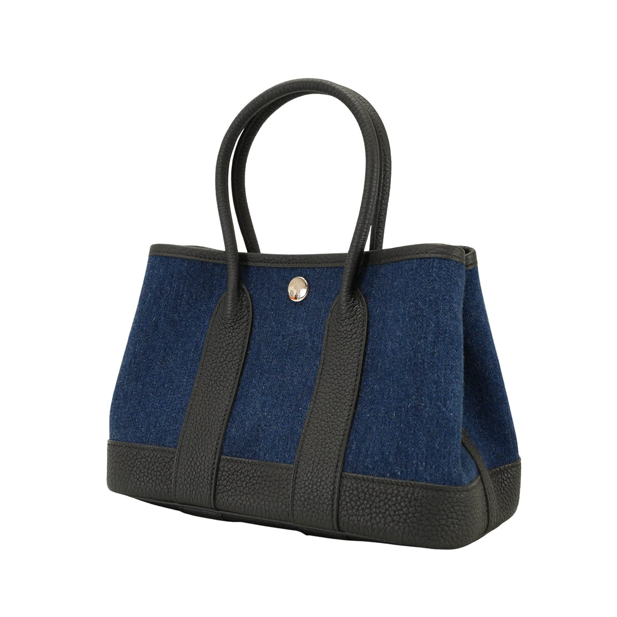 2026SS HERMES Handbag Neo Garden Party 23Denim Moyen/Black Denim/Negonda Silver HW Stamp K[BRAND NEW][Authentic]