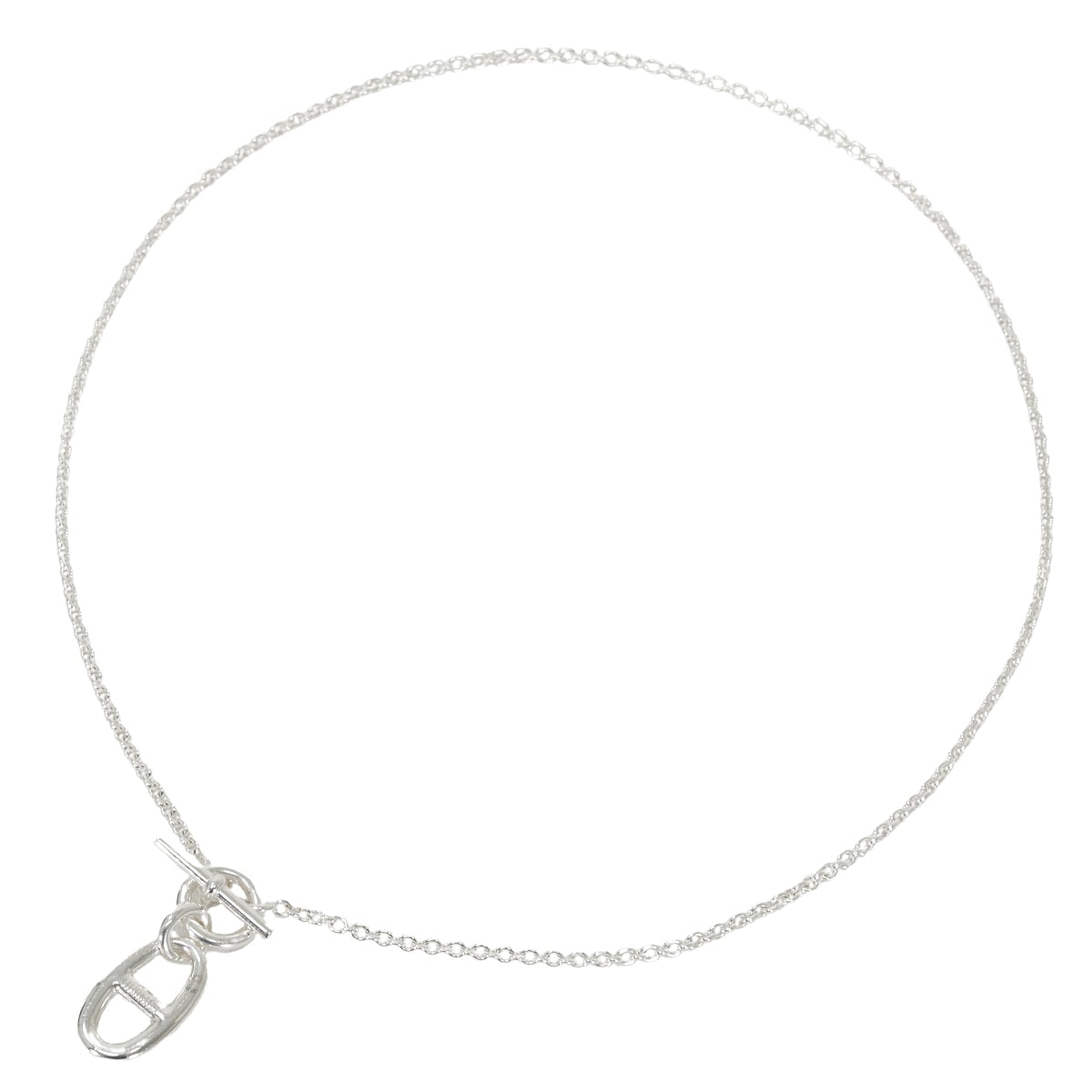 [Pre-loved] HERMES necklace Chaine D'ancre Amulettes Pendant Silver Silver925 (SV925 Ag925)[LIKE NEW][Authentic]
