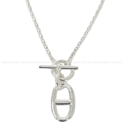 [Pre-loved] HERMES necklace Chaine D'ancre Amulettes Pendant Silver Silver925 (SV925 Ag925)[LIKE NEW][Authentic]