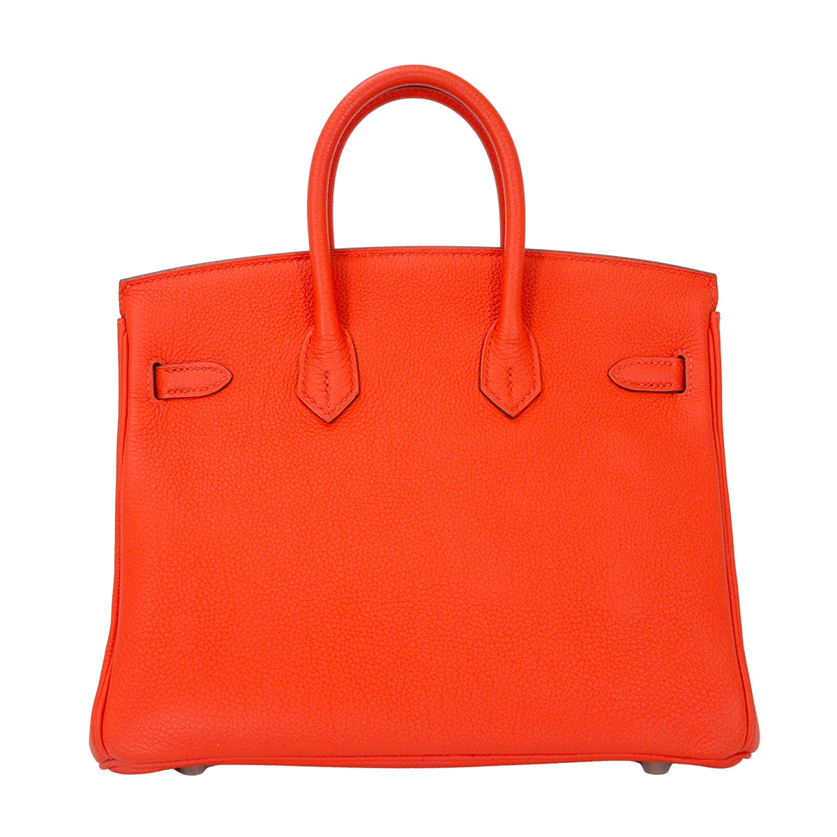 [Pre-loved] HERMES Handbag Birkin25 Capucine Veau Togo Silver HW Stamp X[LIKE NEW][Authentic]