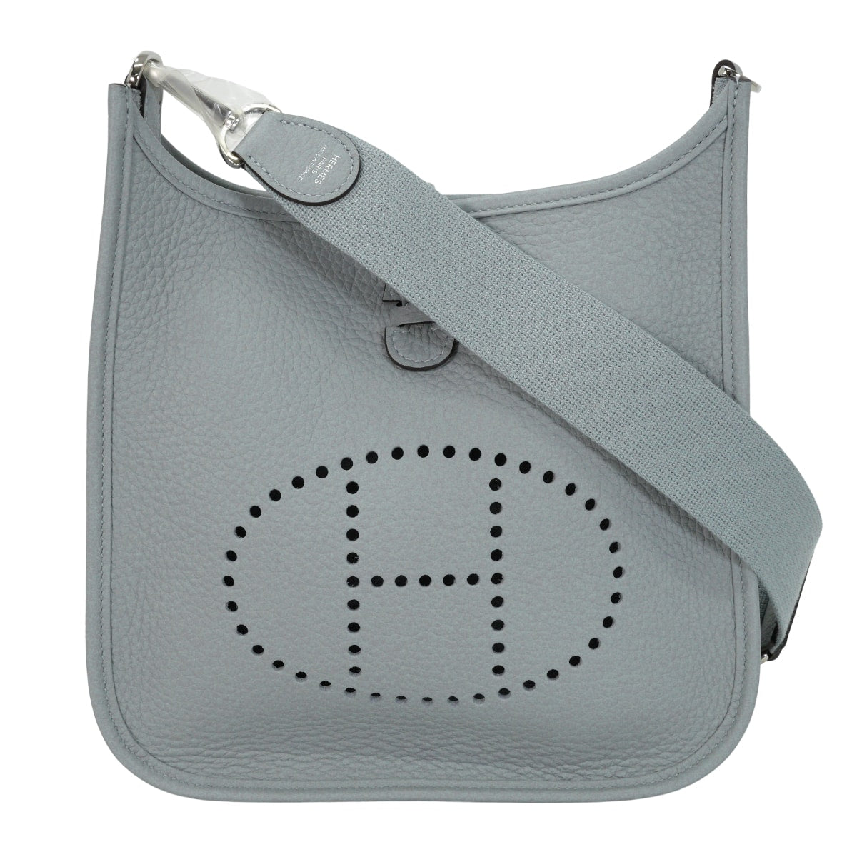 HERMES Shoulder bag Evelyne 23 Gris Pantin Taurillon Clemence Silver HW Stamp G[BRAND NEW][Authentic]