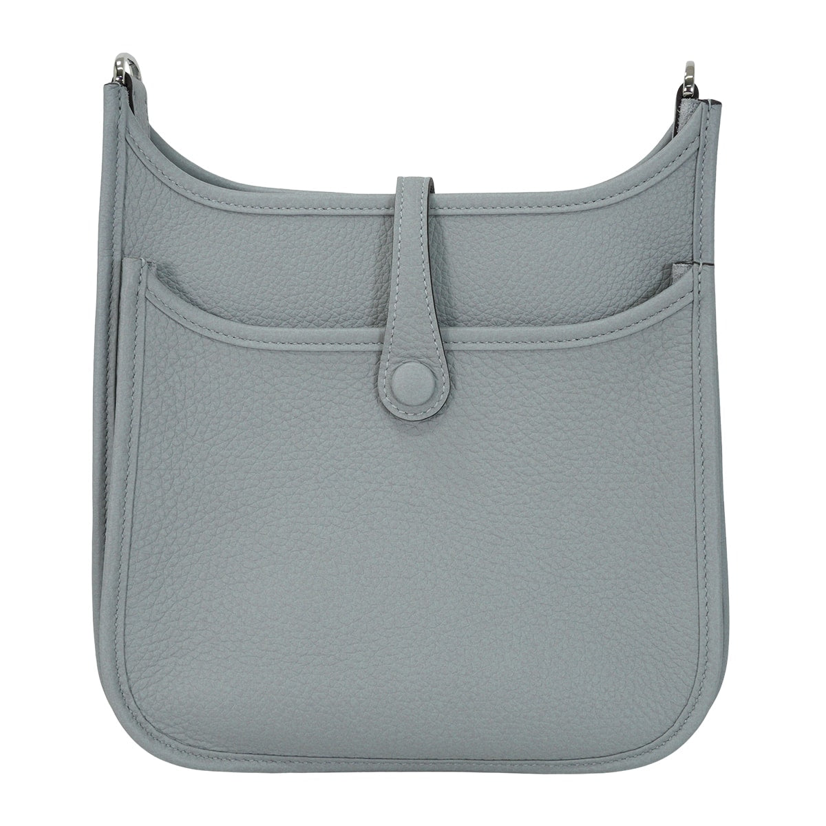 HERMES Shoulder bag Evelyne 23 Gris Pantin Taurillon Clemence Silver HW Stamp G[BRAND NEW][Authentic]
