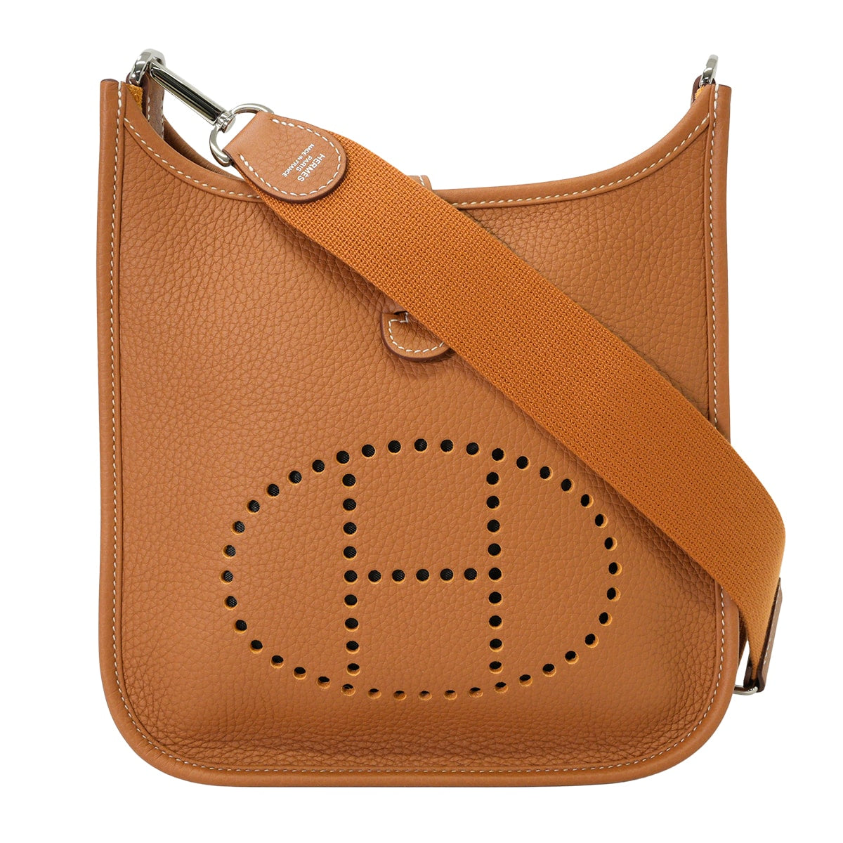HERMES Shoulder bag Evelyne 23 Gold Taurillon Clemence Silver HW Stamp K[BRAND NEW][Authentic]