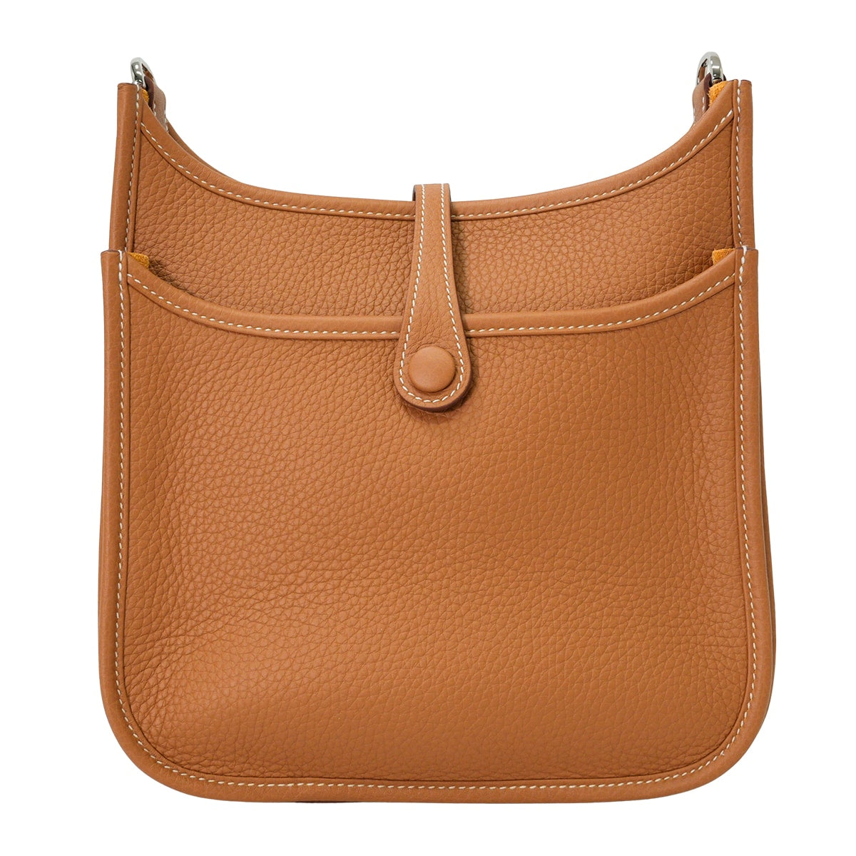 HERMES Shoulder bag Evelyne 23 Gold Taurillon Clemence Silver HW Stamp K[BRAND NEW][Authentic]