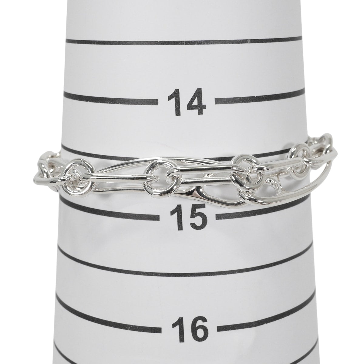 HERMES bracelet Chaine D'ancre Punk #SH Silver Silver925 (SV925 Ag925)[EXCELLENT][Authentic]