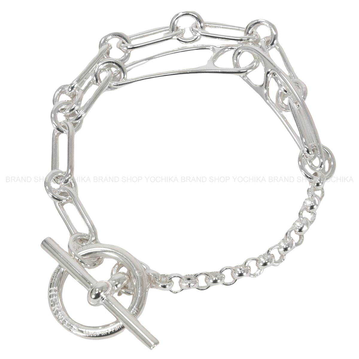 HERMES bracelet Chaine D'ancre Punk #SH Silver Silver925 (SV925 Ag925)[EXCELLENT][Authentic]