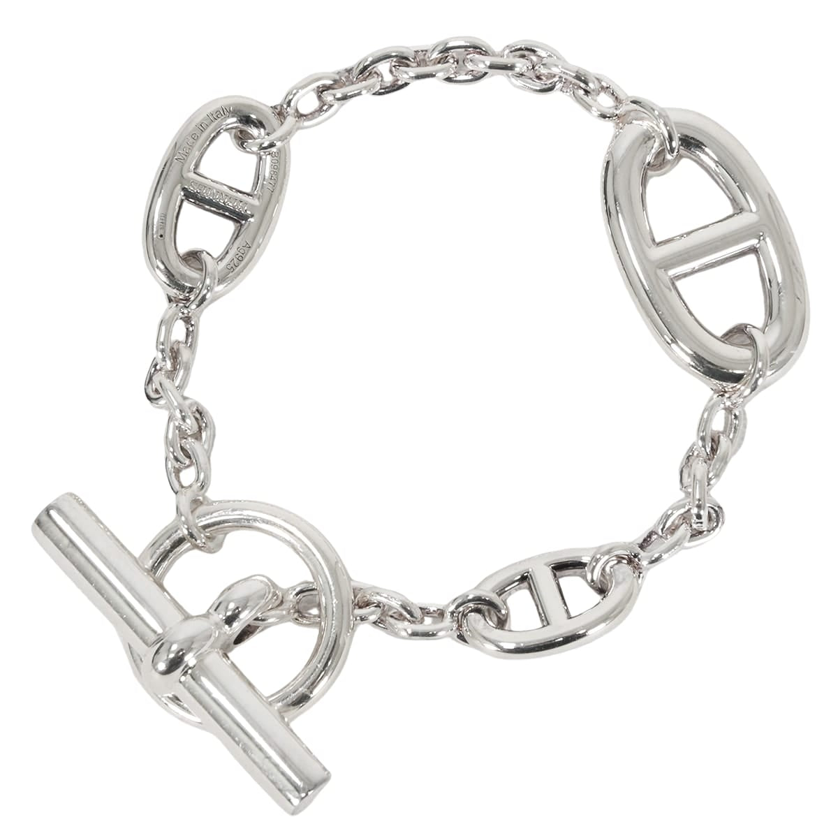 HERMES bracelet Farandole Silver Silver925 (SV925 Ag925)[EXCELLENT][Authentic]