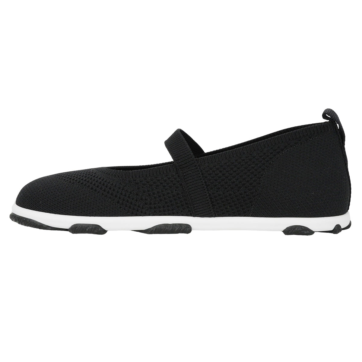 HERMES ballet shoes(flat shoes) Manta Noir (Black) Knit/Rubber ＃37 H261004Z[EXCELLENT][Authentic]