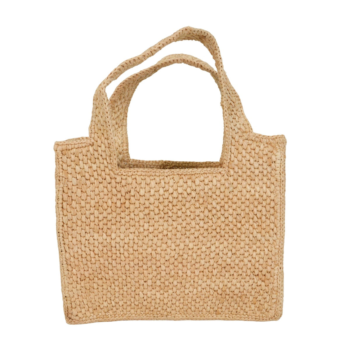 LOEWE tote bag Font Tote MiniNatural Raffia Gold HW A685V46X01[EXCELLENT][Authentic]