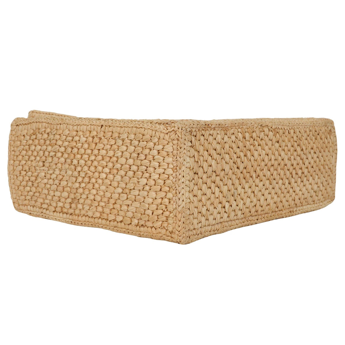 LOEWE tote bag Font Tote MiniNatural Raffia Gold HW A685V46X01[EXCELLENT][Authentic]