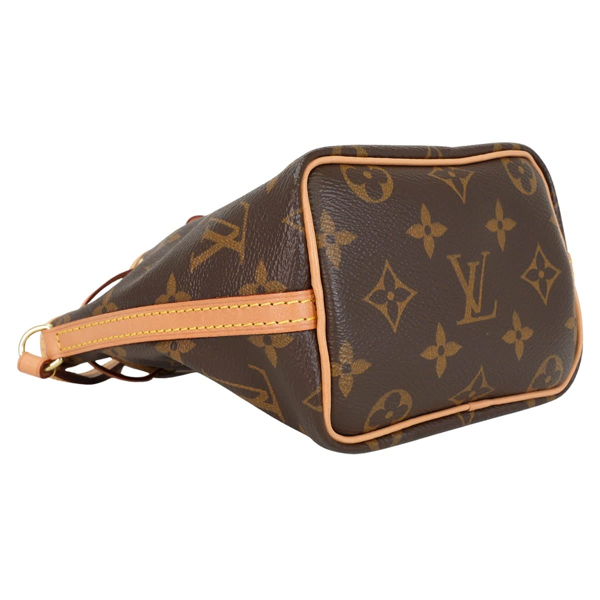 [Pre-loved] LOUIS VUITTON Shoulder bag Nano Noe Brown Monogram Canvas Gold HW M41346[LIKE NEW][Authentic]