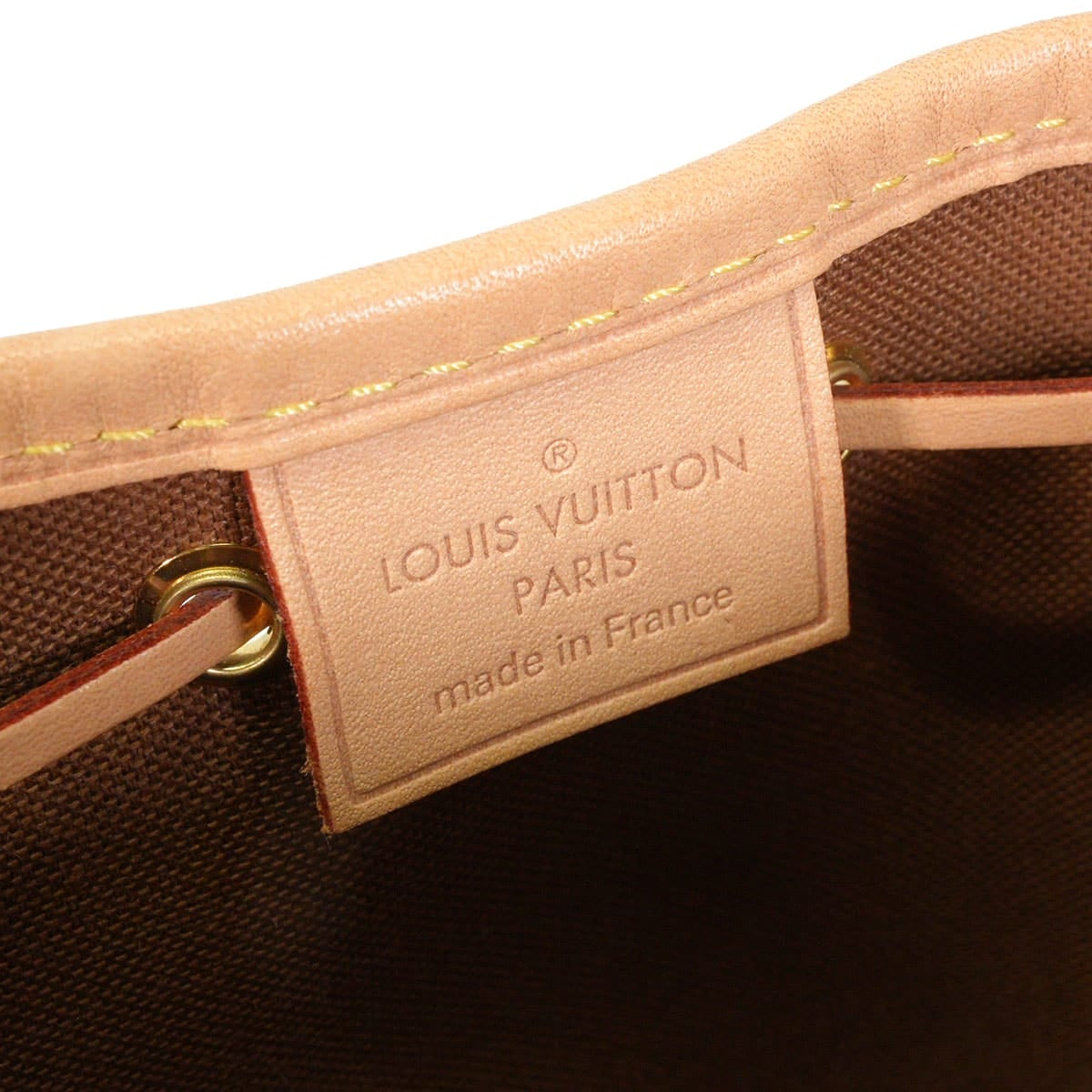 [Pre-loved] LOUIS VUITTON Shoulder bag Nano Noe Brown Monogram Canvas Gold HW M41346[LIKE NEW][Authentic]