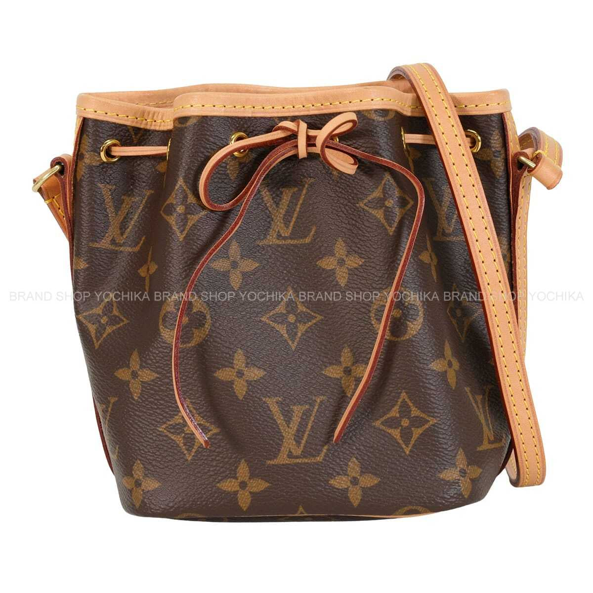 [Pre-loved] LOUIS VUITTON Shoulder bag Nano Noe Brown Monogram Canvas Gold HW M41346[LIKE NEW][Authentic]