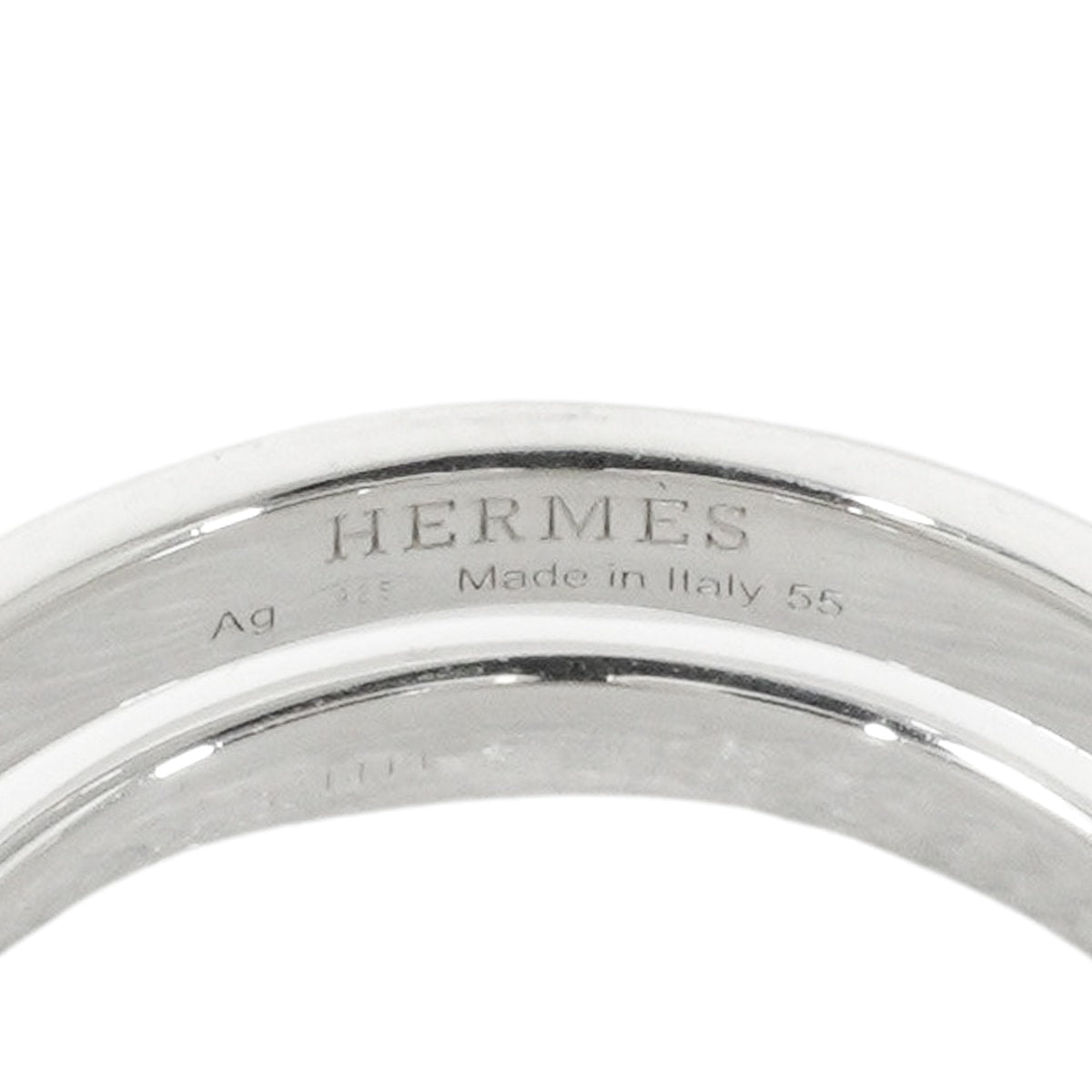 HERMES ring Lima PM Silver Silver925 (SV925 Ag925) #55[BRAND NEW][Authentic]