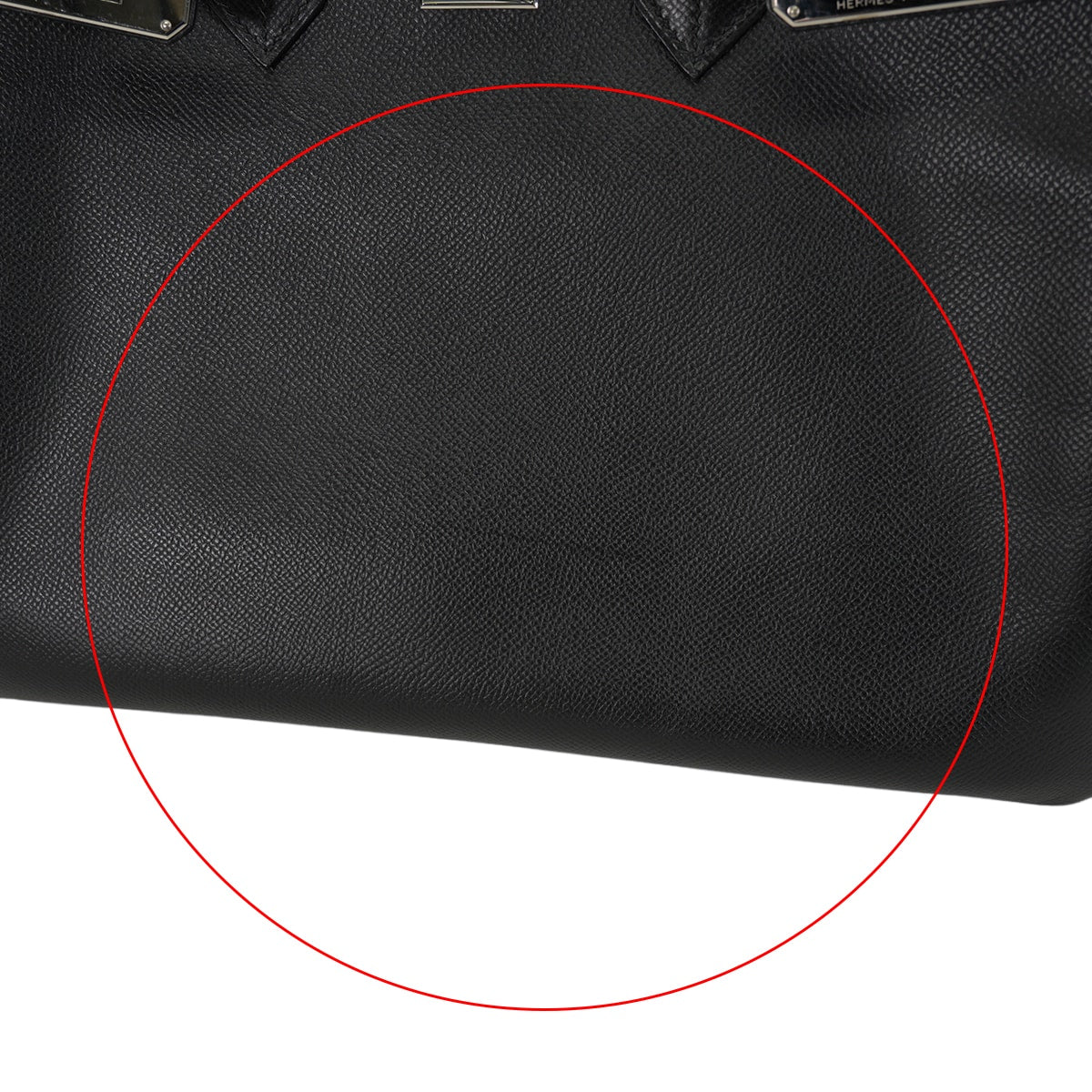 [Pre-loved] HERMES Handbag Birkin35 Noir (Black) Veau Epsom Silver HW Stamp □K[USED SA][Authentic]