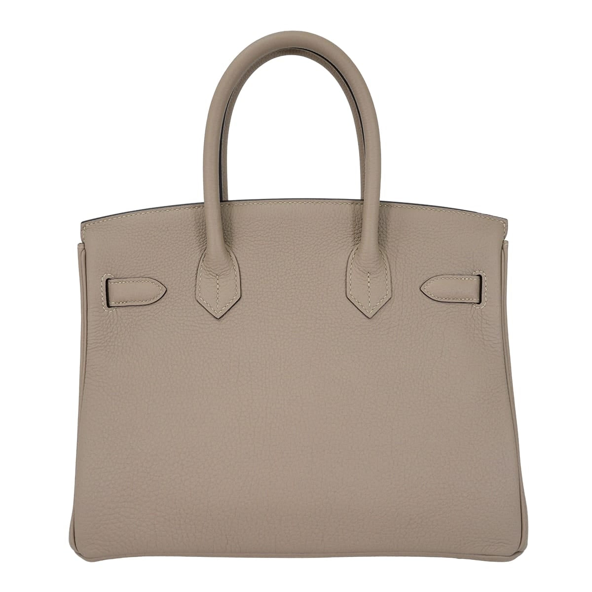 [Pre-loved] HERMES Handbag Birkin30 Gris Tourterelle Veau Togo Silver HW Stamp T[LIKE NEW][Authentic]