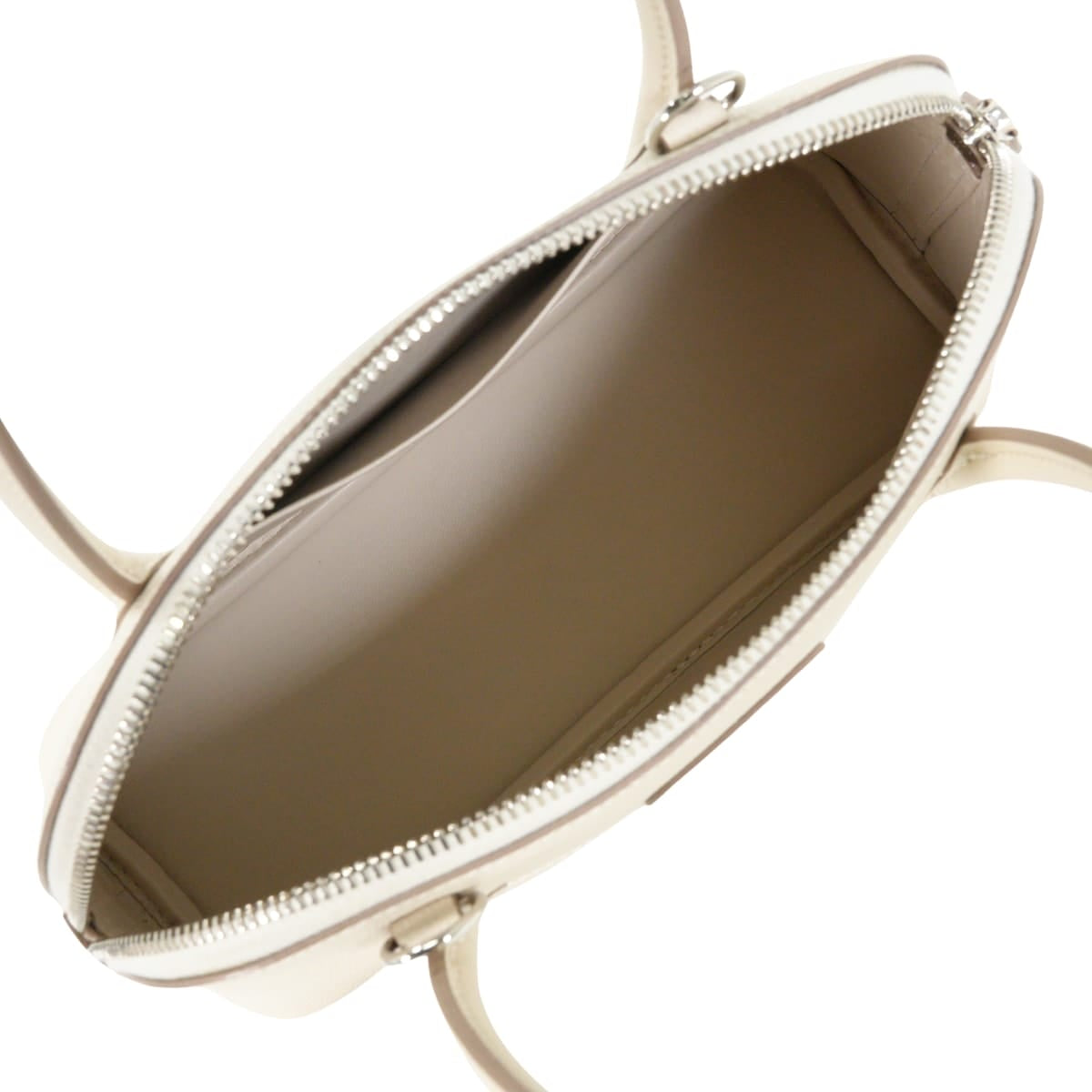 [Pre-loved] HERMES Shoulder bag Bolide27 Craie Veau Epsom Silver HW Stamp A[USED SA][Authentic]