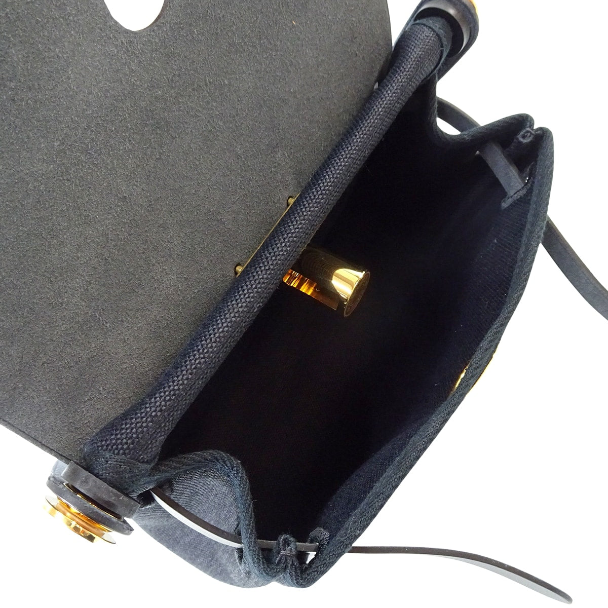 HERMES Shoulder bag Herbag Zip 20 Mini Noir (Black) Toile Militaire/Vache Hunter Gold HW Stamp K[BRAND NEW][Authentic]