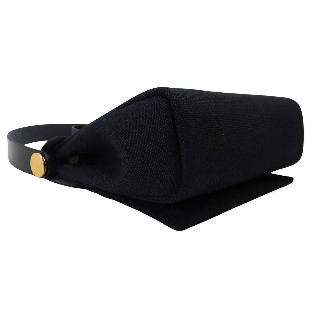 HERMES Shoulder bag Herbag Zip 20 Mini Noir (Black) Toile Militaire/Vache Hunter Gold HW Stamp K[BRAND NEW][Authentic]