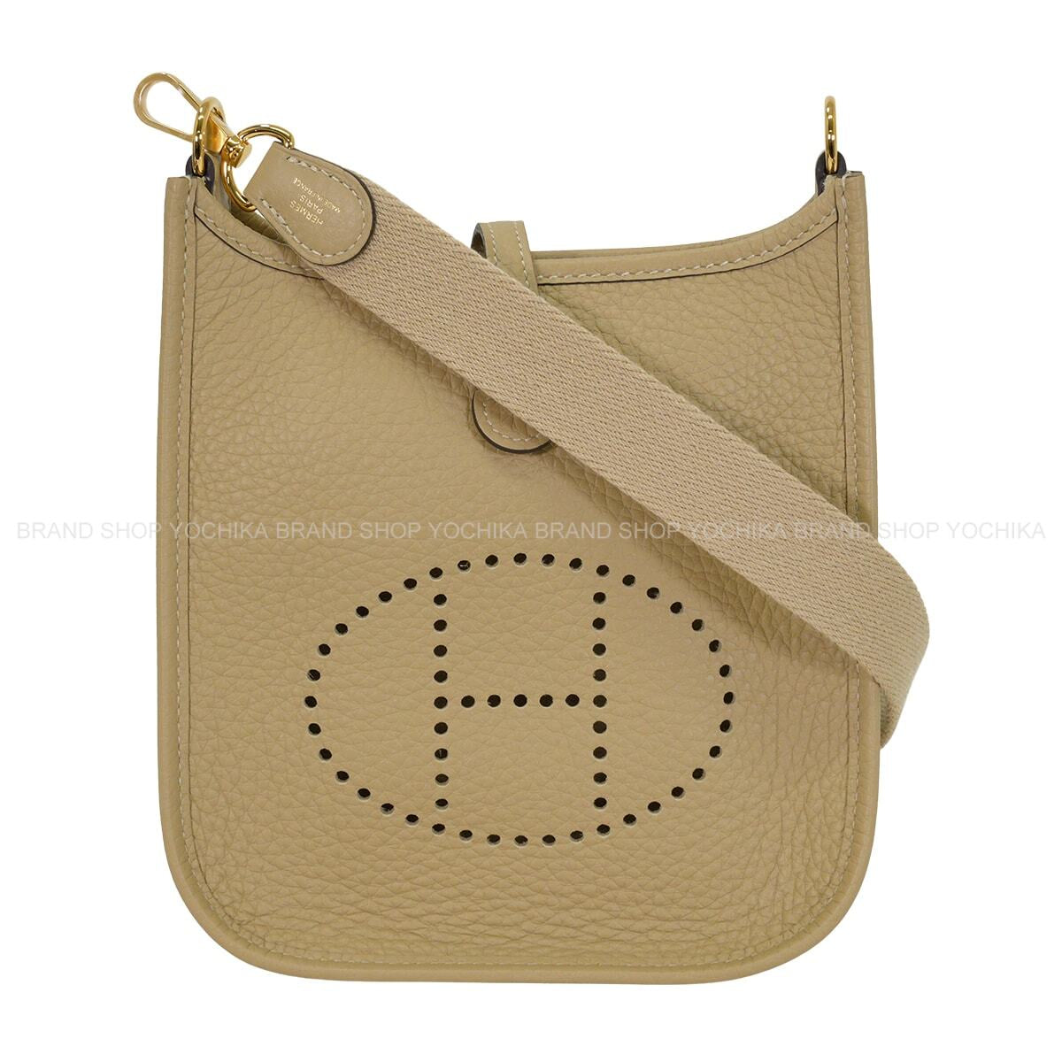 HERMES Shoulder bag Evelyne 16 TPM Trench Taurillon Clemence Gold HW Stamp K[BRAND NEW][Authentic]