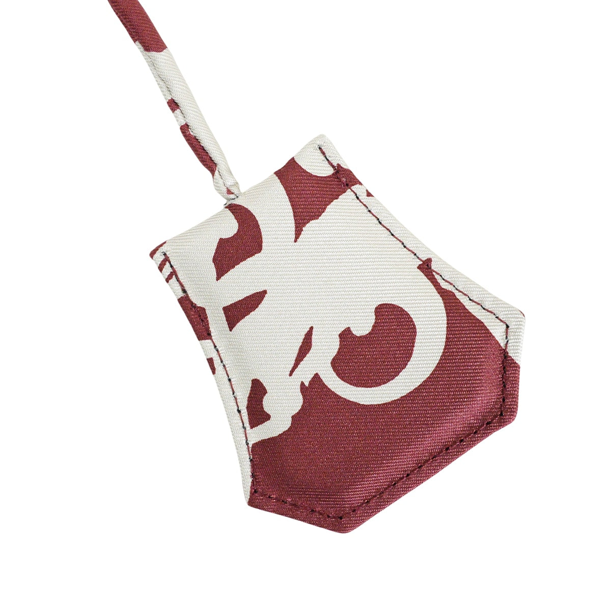 HERMES Shoulder bag Silky city 33 PM Brides de Gala Dot cut Rouge H/Gold Silk/Veau Swift Silver HW Stamp D[EXCELLENT][Authentic]
