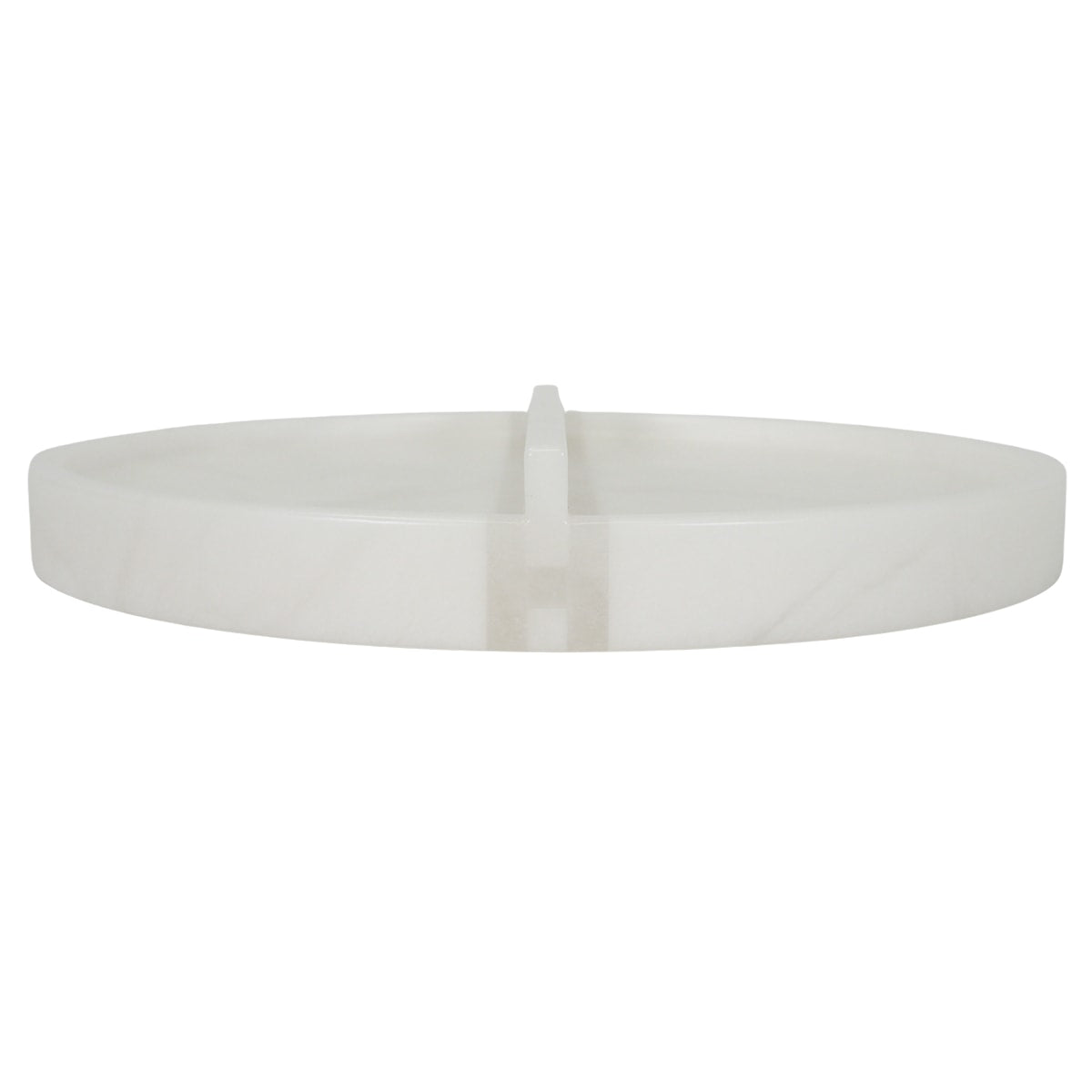 HERMES Round Tray ArianeNatural Alabaster[EXCELLENT][Authentic]
