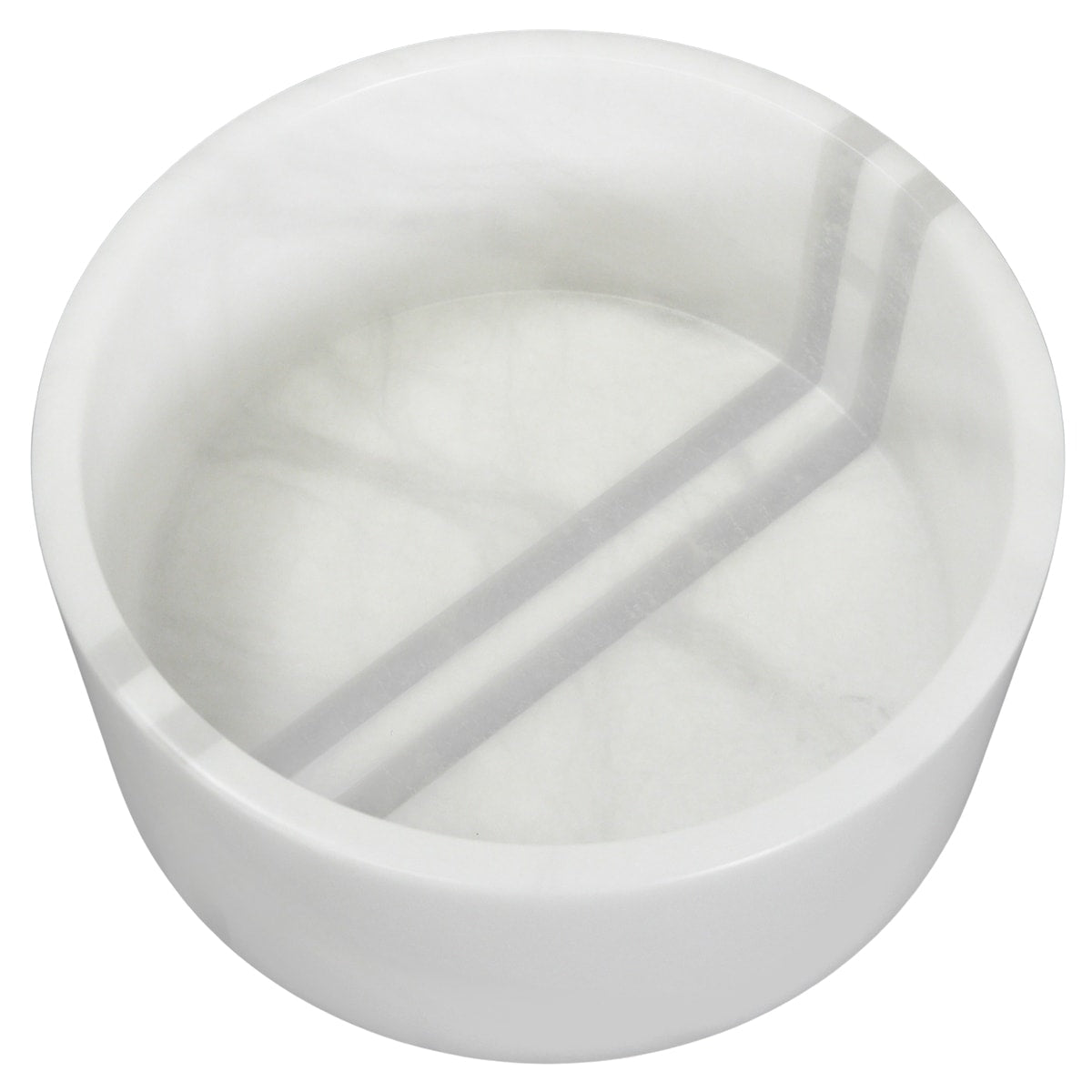 HERMES Ariane PM Round Box with LidNatural Alabaster[EXCELLENT][Authentic]