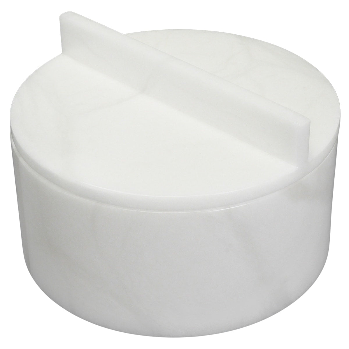 HERMES Ariane PM Round Box with LidNatural Alabaster[EXCELLENT][Authentic]