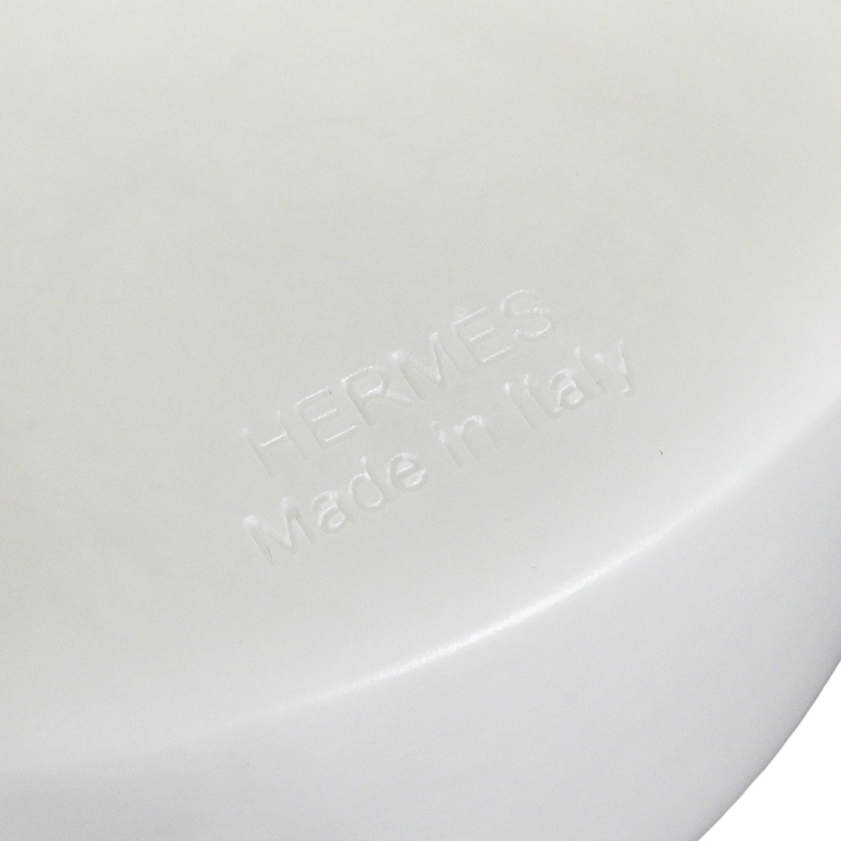HERMES Ariane PM Round Box with LidNatural Alabaster[EXCELLENT][Authentic]
